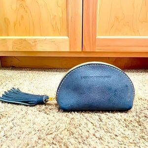 Portland Leather Taco Tassel Bag Indigo